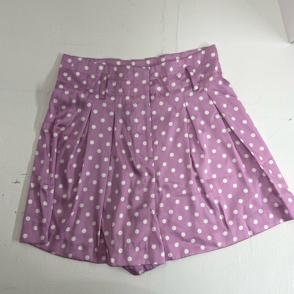 Zara Pants - Zara Lavender Polka Dot Shorts